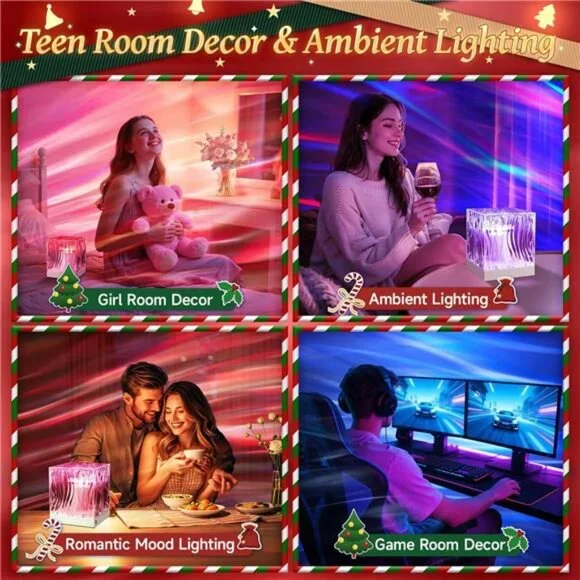 New Christmas Projector Christmas Gifts for Teens,White Noise Sound Machine